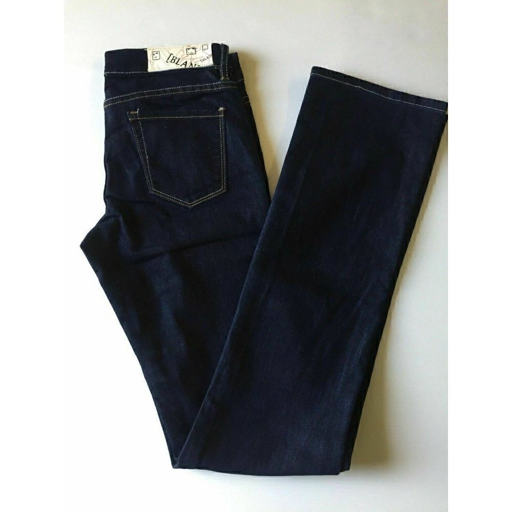 Blank Blue Denim Straight leg Low rise Jeans - Picture 5 of 10